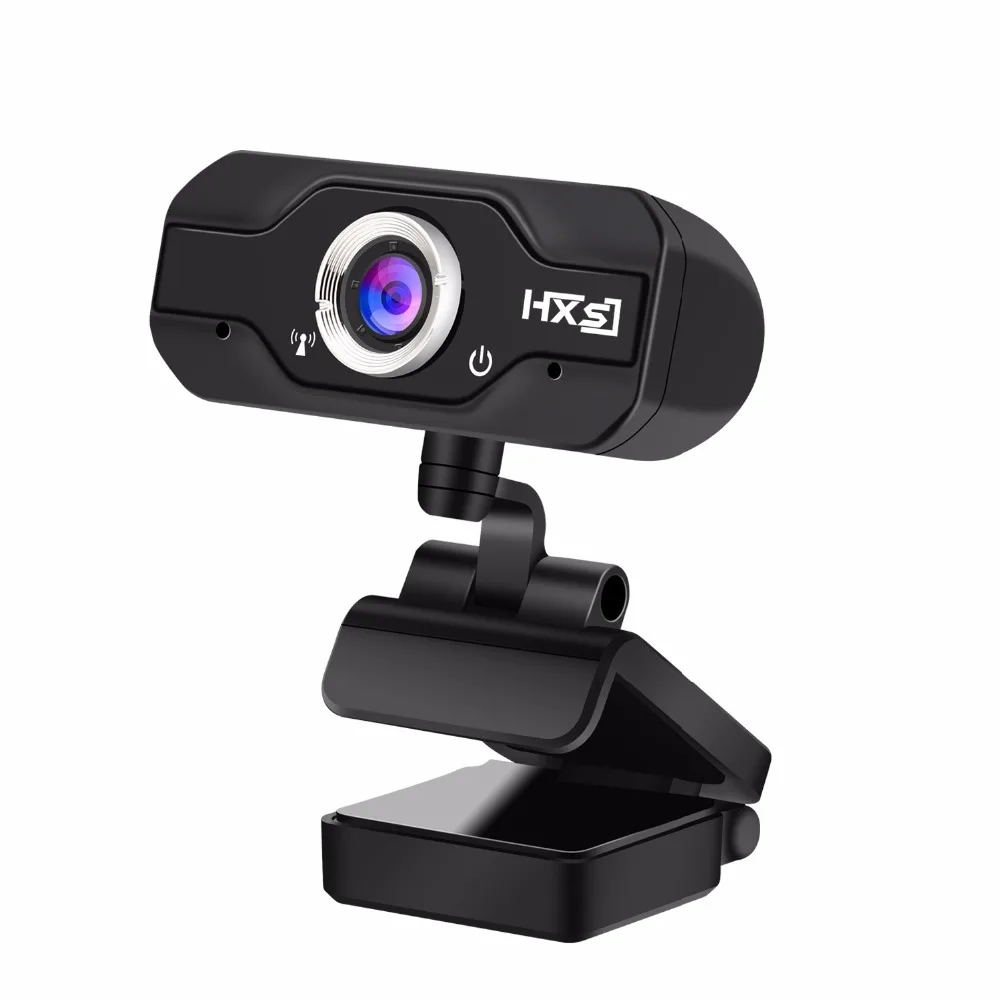 USB-камера HXSJ 720P HD Широкоформатная с микрофоном для ПК настольного компьютера или