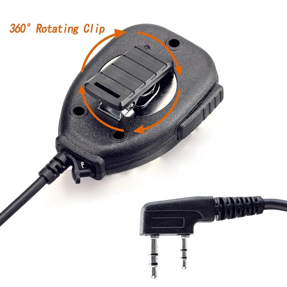 Оригинальный Портативный BAOFENG UV-5R Plus/UV-5RE Plus/UV-5RA/UV-5RE/BF-888S Speaker-mic для