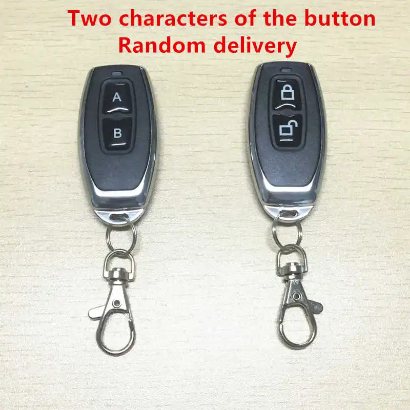 433 92 МГц 2 кнопки Радиочастотный пульт дистанционного управления обучающий код 1527