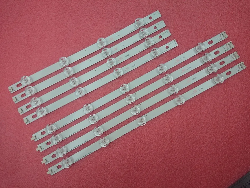 8 шт. светодиодный подсветка бар для LG 39LN5700 39LN5757 39LA616V 39LA621V 39LA620S 39LN5400 39LN5300 39LN5100 39LN540V