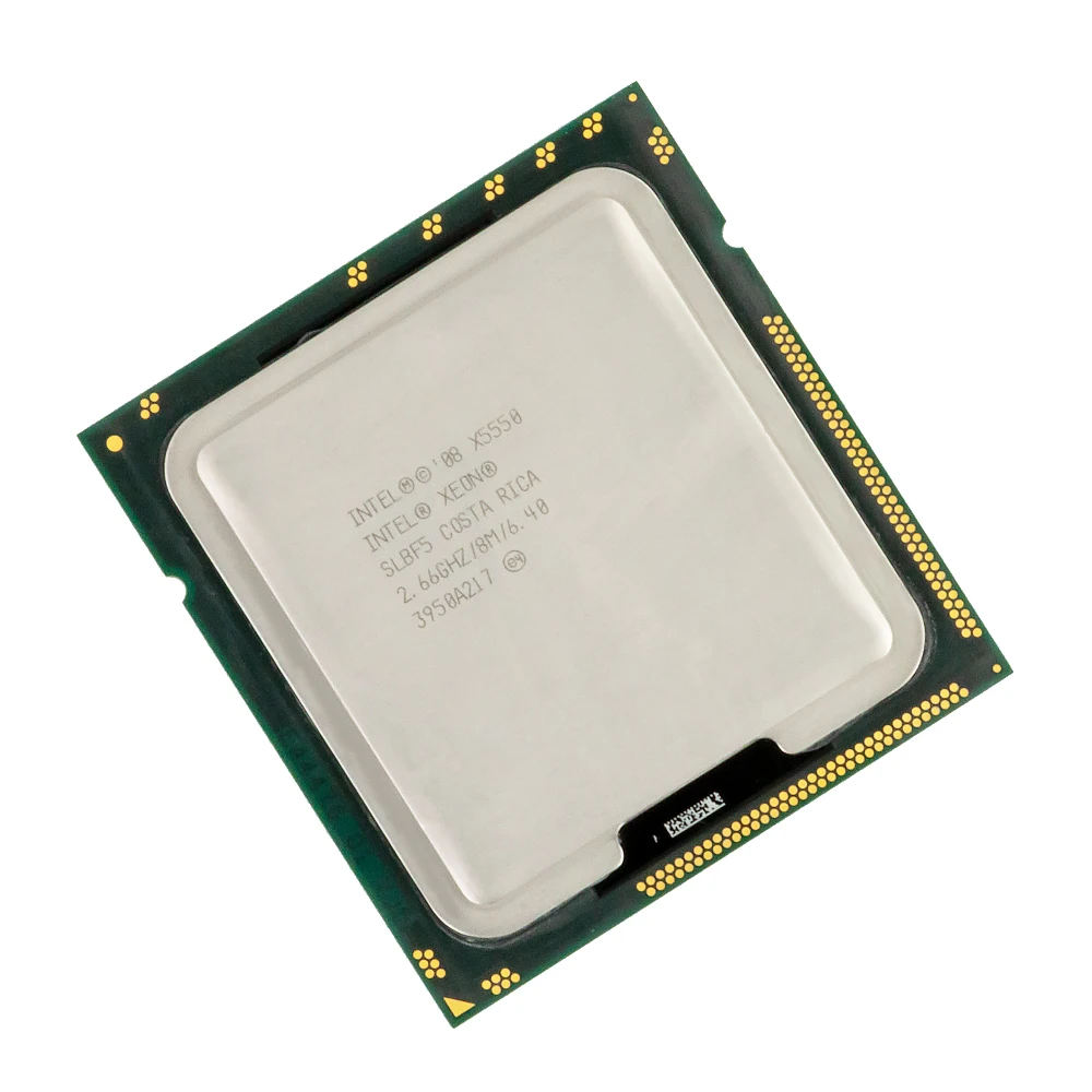 Intel Xeon X5550 настольный процессор четырехъядерный 2 66 ГГц SLBF5 L3 кэш 8 МБ LGA 1366 5550 сервер