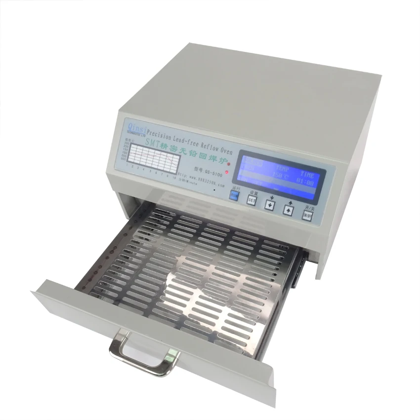 QS 5100 600 Вт автоматическая Бессвинцовая печь для переработы SMD паяльная площадь
