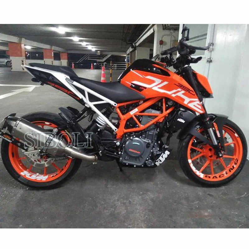Глушитель выхлопной трубы для мотоцикла KTM DUKE 390 Duke 250 RC390 2017 2018 лет 51 мм|Выхлопные и