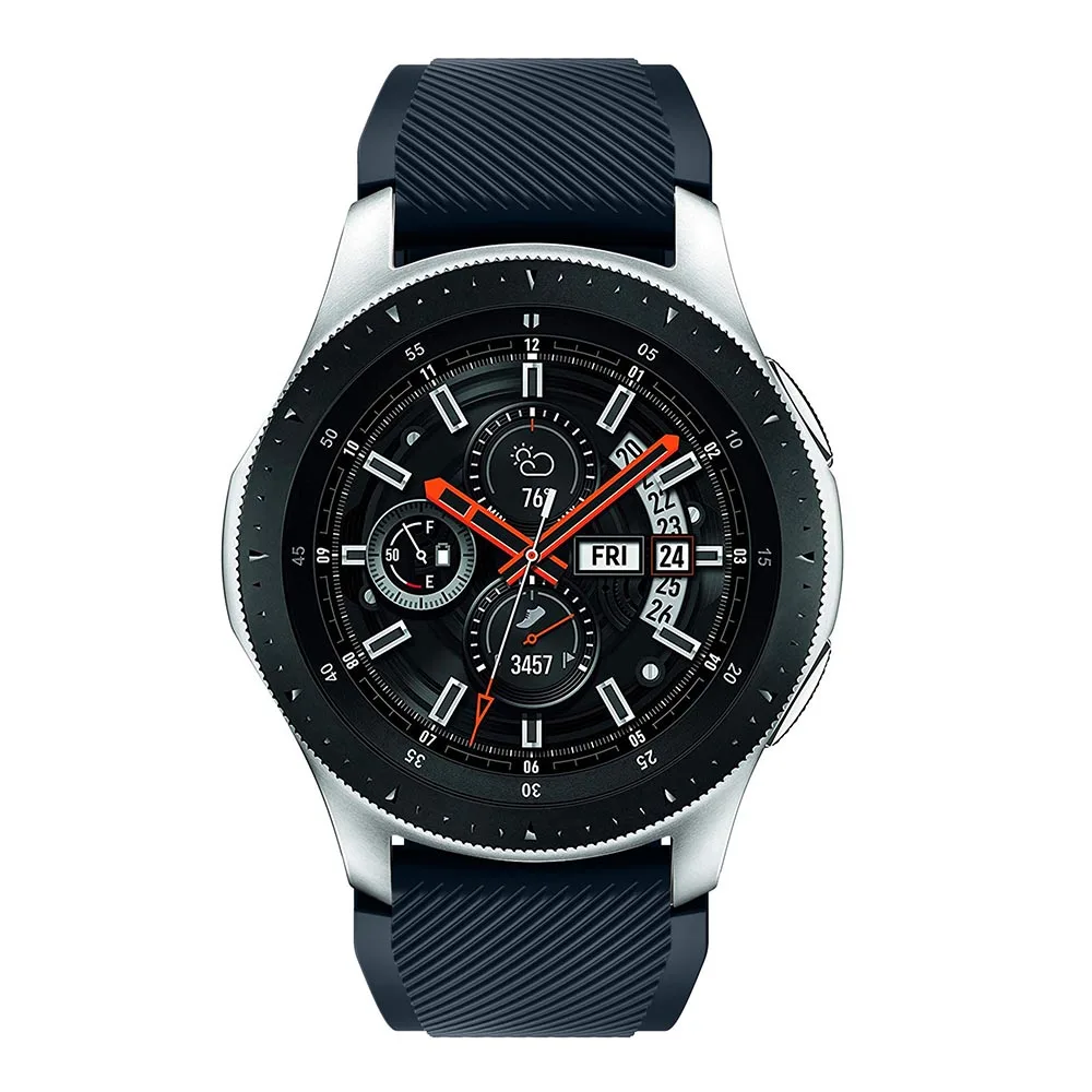 Ремешок силиконовый для смарт-часов Samsung Gear S3 сменный Браслет Galaxy 46 мм Frontier/Classic