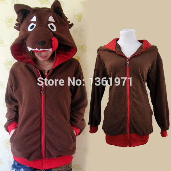 Brown Wolf HKSNG женские 3d толстовки с единорогом модные толстовки с героями мультфильмов спортивные костюмы с животными толстовки с Пикачу зимняя куртка с капюшоном для девочек K - Цвет: Brown Wolf