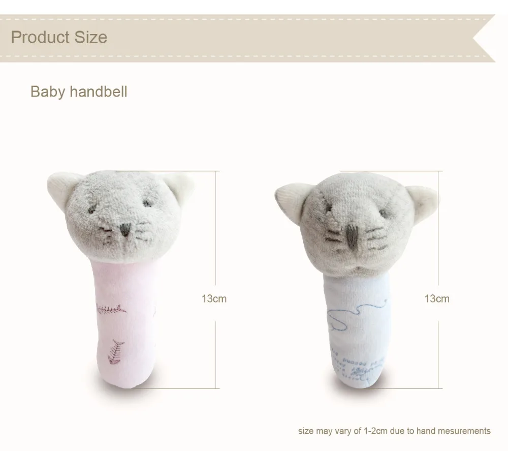 Роскошное кольцо с дизайном котёнок для новорожденных погремушка милые куклы