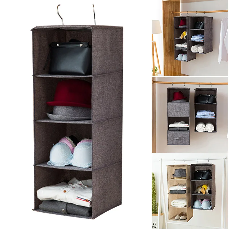 Новый многослойный шкаф для хранения одежды подвесная сумка ящик органайзер