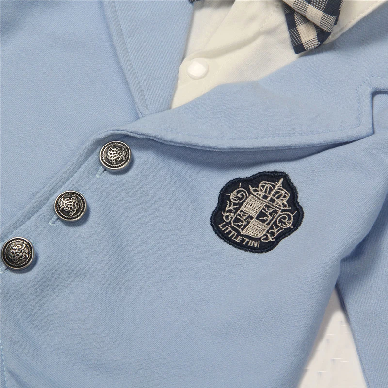 Новые детские ползунки с длинным рукавом цельный Обувь для мальчиков комбинезон