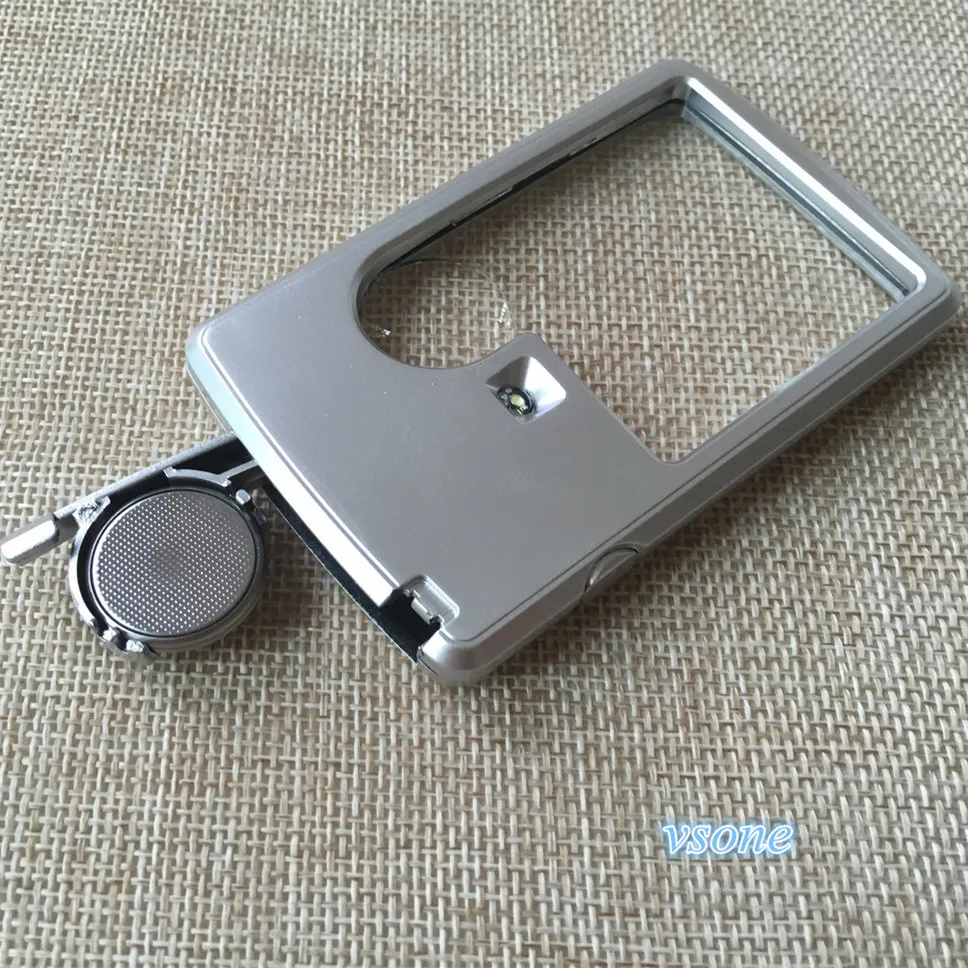 2 шт. карманное увеличительное стекло для чтения кредитных карт|handheld magnifying