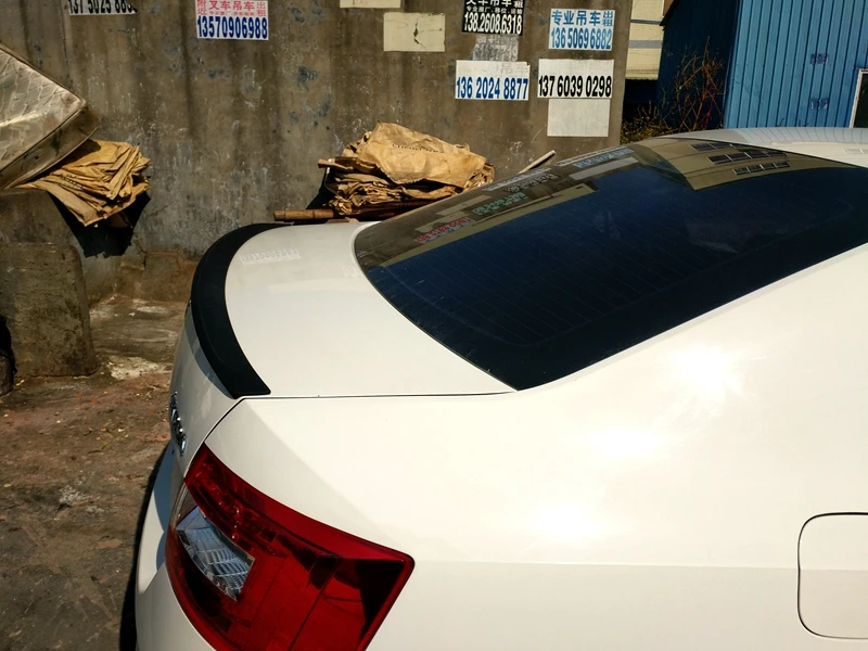 DIY спрей краска для любого цвета для до года Volkswagen VW SKODA Octavia задний спойлер на багажник кривые режимы крылья