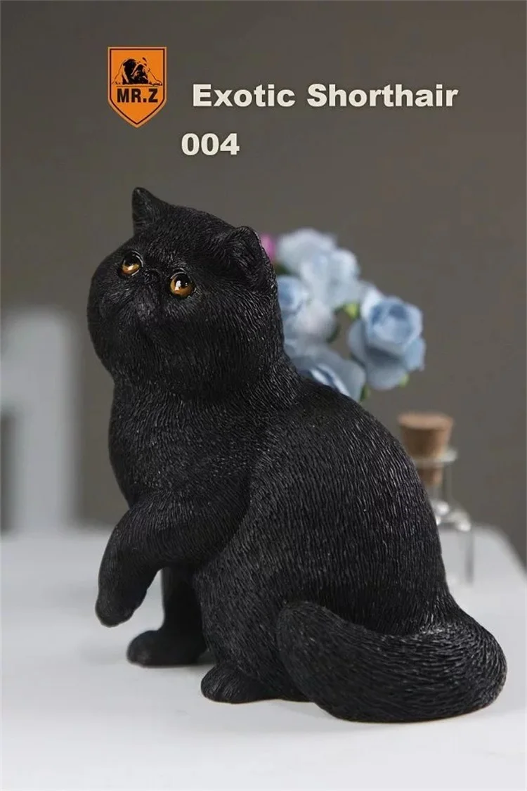 MR. Z серия «животные» № 8 1/6 экзотические короткошерстной кошки персидская кошка Гараж Комплект для детей возрастом от 1" фигурку сцена DIY украшения автомобиля