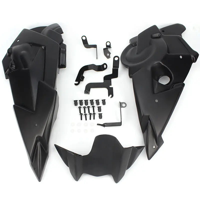 ABS Bellypan двигателя обтекатель спойлера с Монтажный комплект для Yamaha FZ-07 MT-07 FZ07 MT07 MT FZ 07