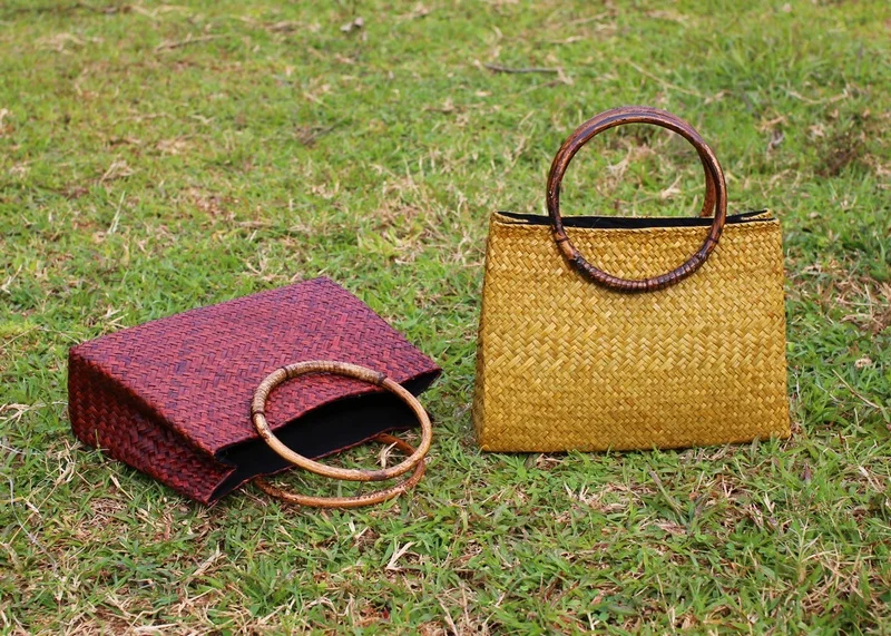 Водоросли ручной работы сплетенный китайский стиль ретро Женская сумка праздник