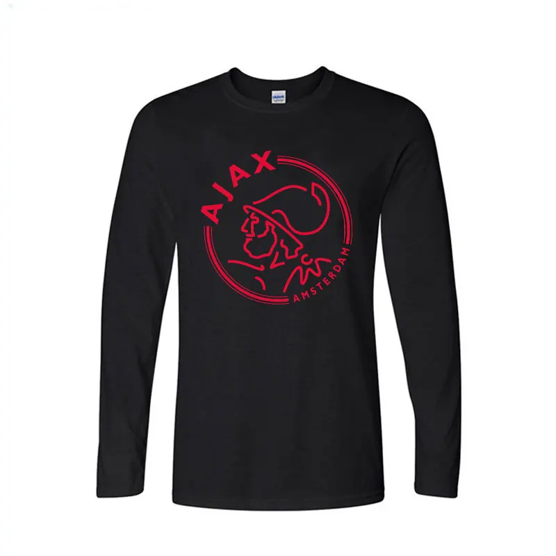 Модные футболки ajax забавные мужские футболки с длинным рукавом футболки роскошные летние хлопковые футболки Плюс Размер хип-хоп топы футболки - Цвет: 7