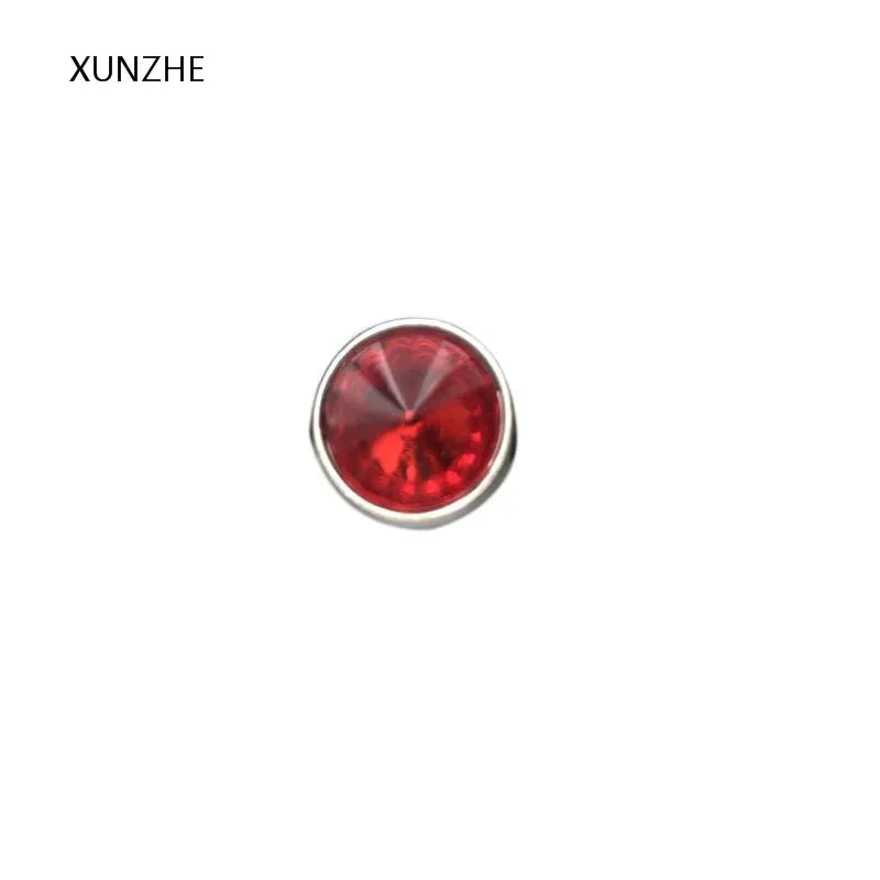 XUNZHE 20 шт 12 мм сплав инкрустированный алмазами круглая заклепка шпильки для одежды винты для ремни на застежках для одежды жемчужный ювелирный набор