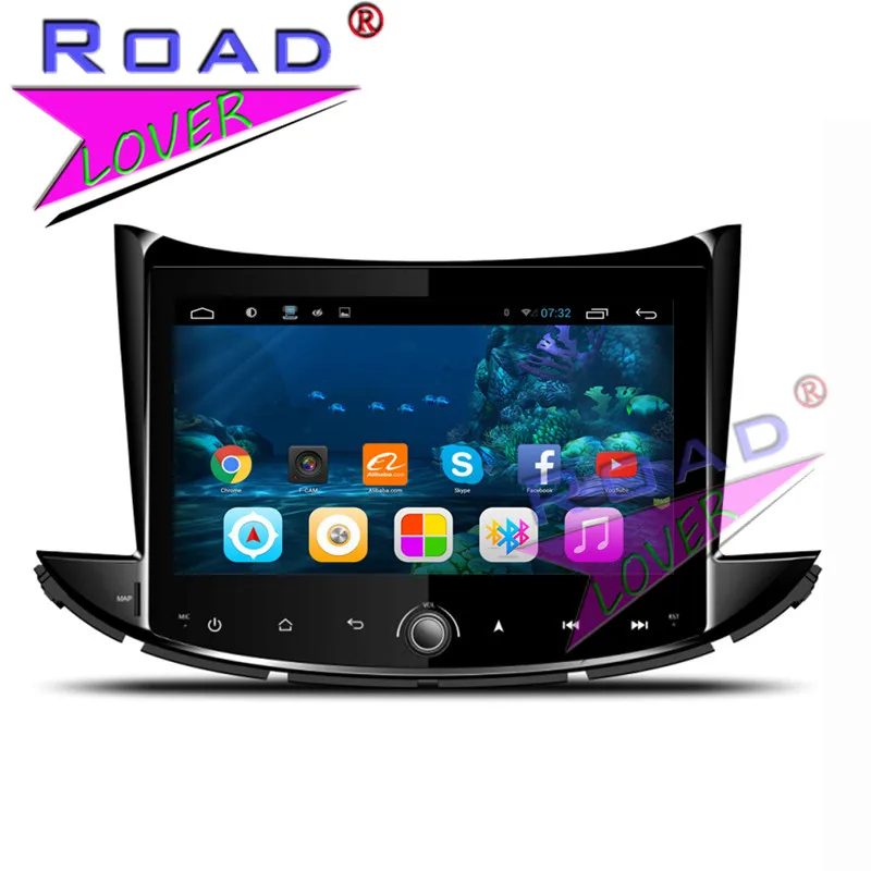 TOPNAVI Android 6 0 четырехъядерный 2G + 32GB Автомобильный мультимедийный плеер для Chevrolet Trax