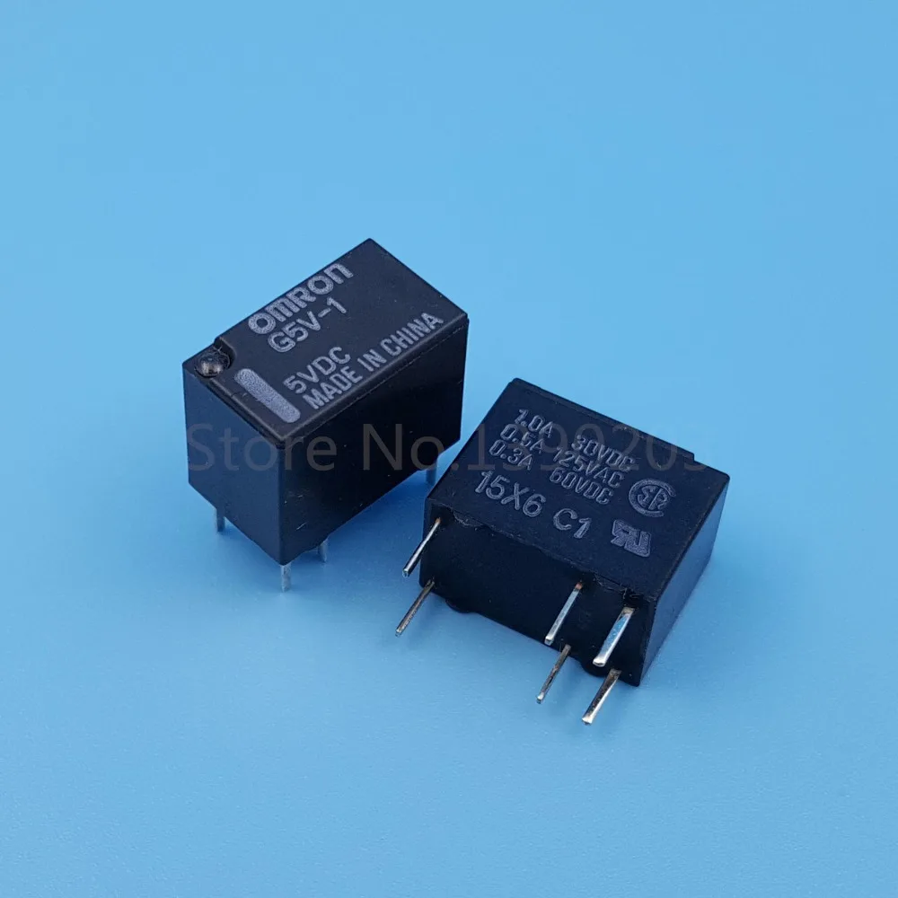 10 шт. Omron G5V-1 DC5V 6Pin SPDT Мини Сигнальное реле для PCB
