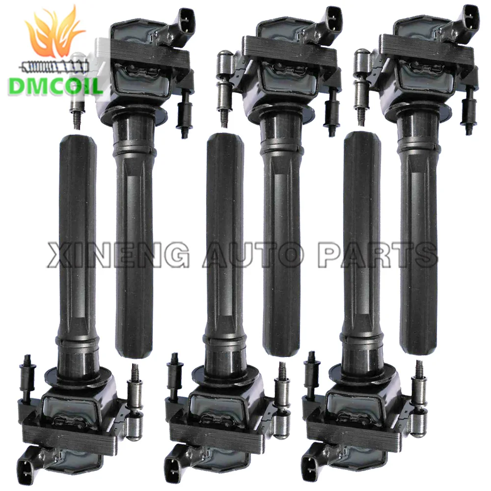 6 PCS IGNITION COIL FOR CHRYSLER 300 C M CONCORDE SEBRING DODGE INTREPID CHARGER 2.7L V6 (1998-2012) 4609095AB 4609095AJ UF199