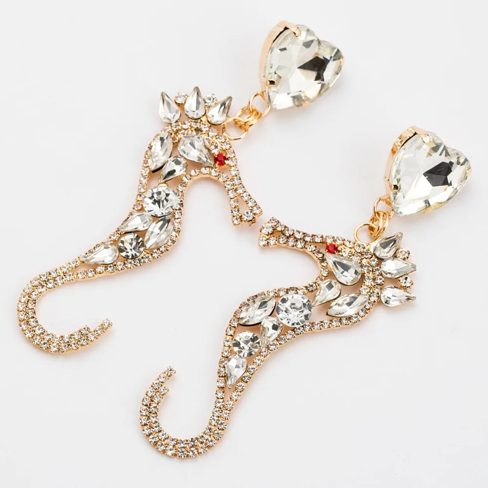 Потрясающие серьги-подвески Стразы 2019 оптовая продажа ювелирные изделия новые