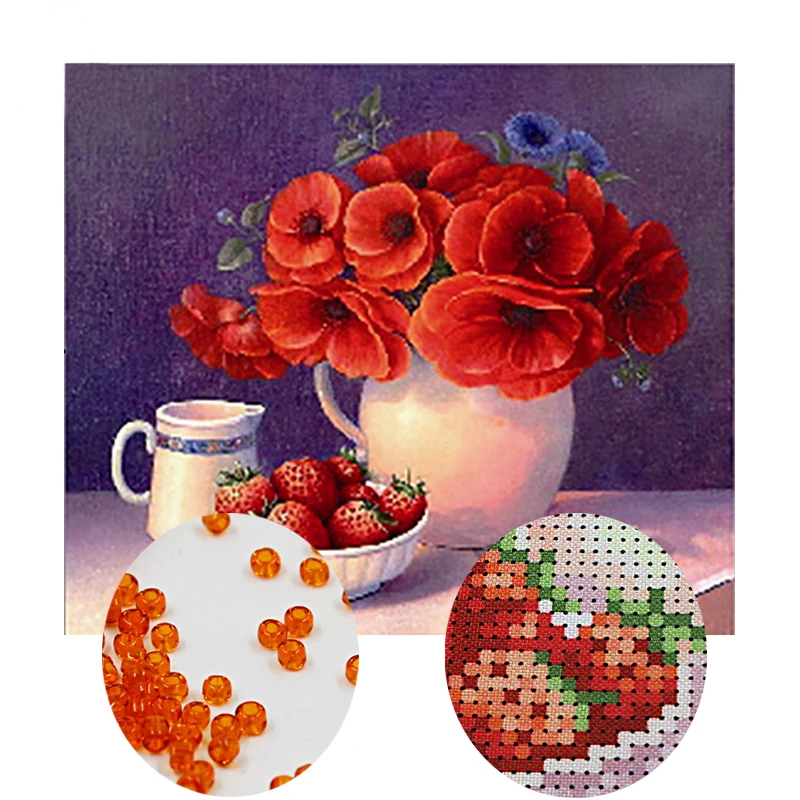 Рукоделие вышивка бисером крестом натюрморт Женский точный - Цена: 1 478,18 руб.