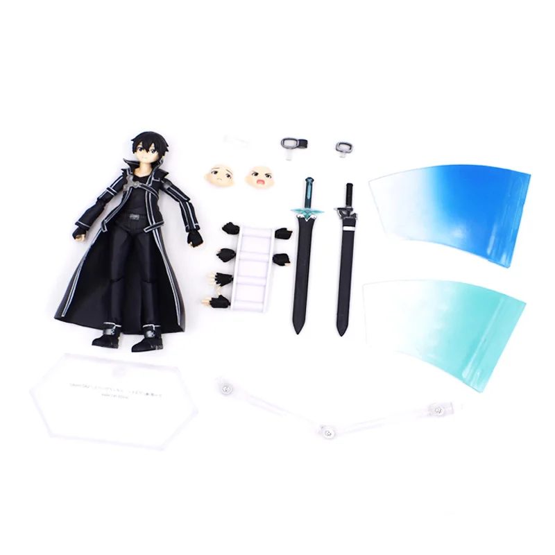 15 см меч искусство онлайн фигурка САО Кирито Figma 174 Модель Кукла с мечом оружие - Цвет: NO BOX