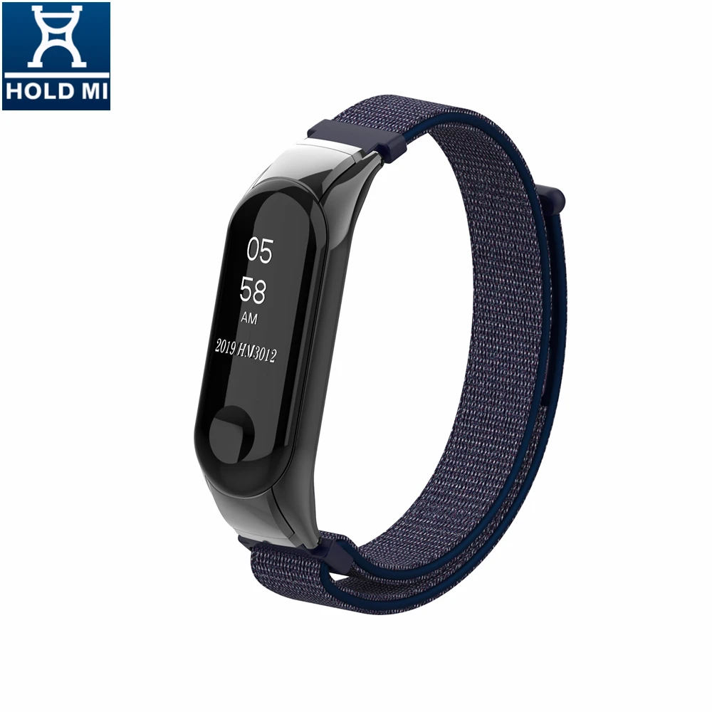 HOLDMI нейлоновый ремешок Mi band 3 умные аксессуары для Xiaomi Band сменный часов с