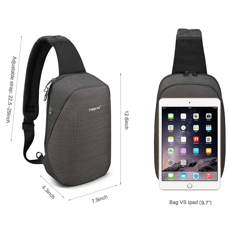 Tigernu Высокое качество модные повседневное груди Back Day Pack Путешествия крест средства ухода за кожей сумка