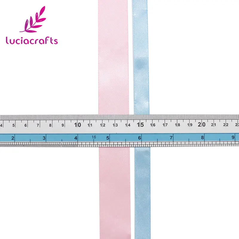 Lucia Craft однотонная Рождественская атласная лента материал для шитья ручной
