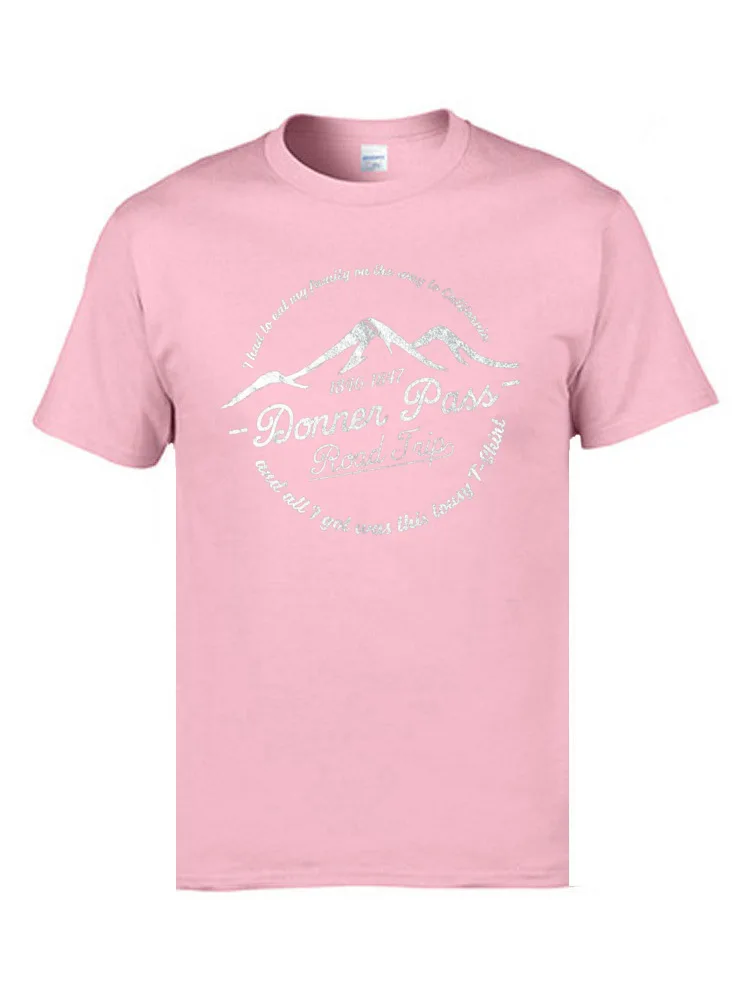 Футболка Mountain Two Peaks Donner Pass Road Trip модные летние топы футболка оптовая продажа для