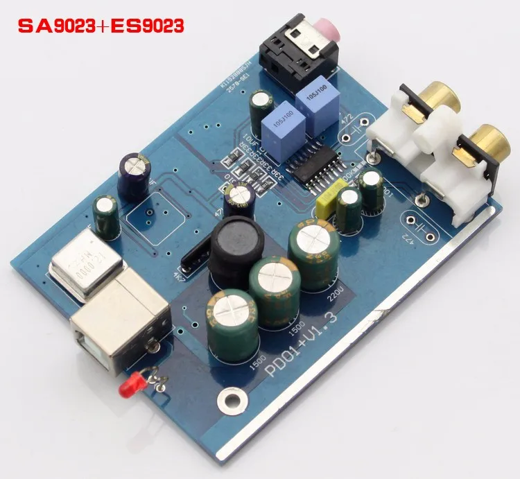 SA9023 + ES9018K2M или ES9023 аудио ЦАП звуковая карта карта|dac sound card|audio dacdac |