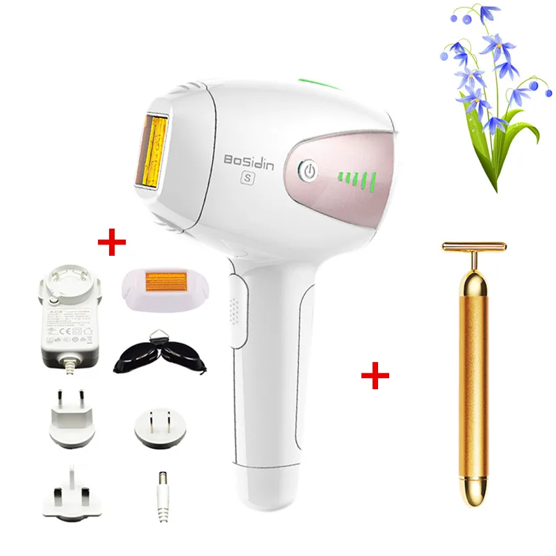 

Bosidin Ice cool painless IPL Laser Hair Removal Machine Laser Epilator Hair Removal Permanent Bikini body hair epilator