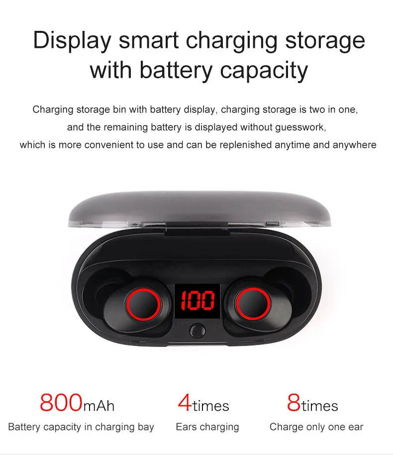 J29 Bluetooth 5,0 TWS мини беспроводные наушники-вкладыши для Близнецов с аккумулятором чехол Hands Free для iphone Android