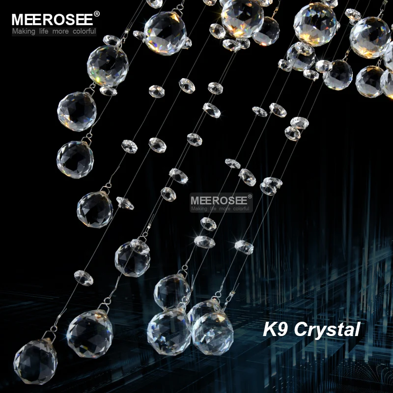 Современная хрустальная люстра Sprial осветительная арматура лампа для лестницы и