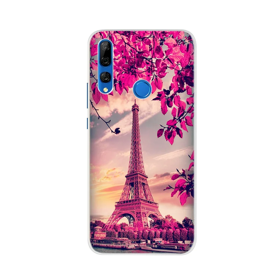 Чехол для huawei y9 2019 prime мягкий силиконовый чехол из ТПУ с красочными цветами Y9 |