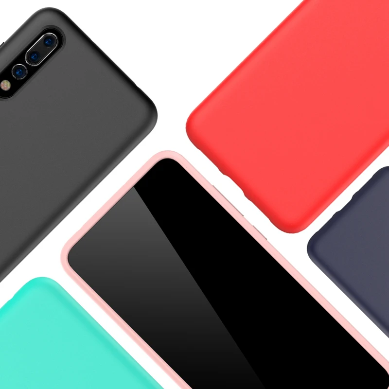 

VPOWER for huawei P20 Pro P20 Lite Liquid Silicone Phone Case Cover Micro fiber Luxury Phone Cases for huawei p20 lite pro