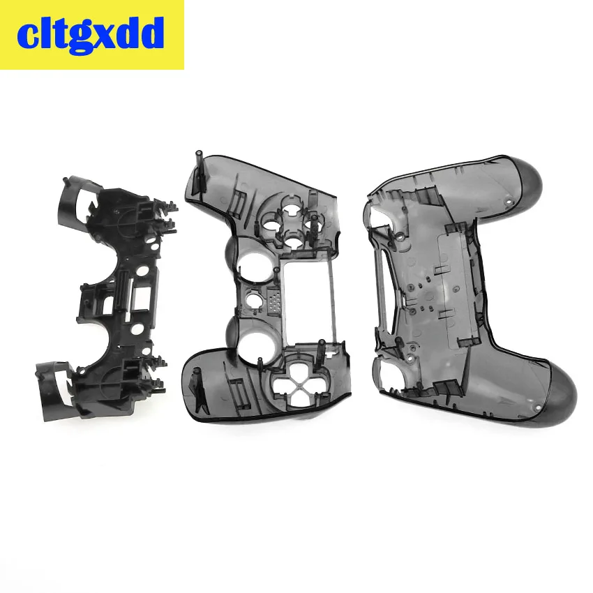 cltgxdd Transparent Matte Full Housing Gamepad Shell Case Buttons Replacement Parts for Sony PS4 Controller housing | Электроника