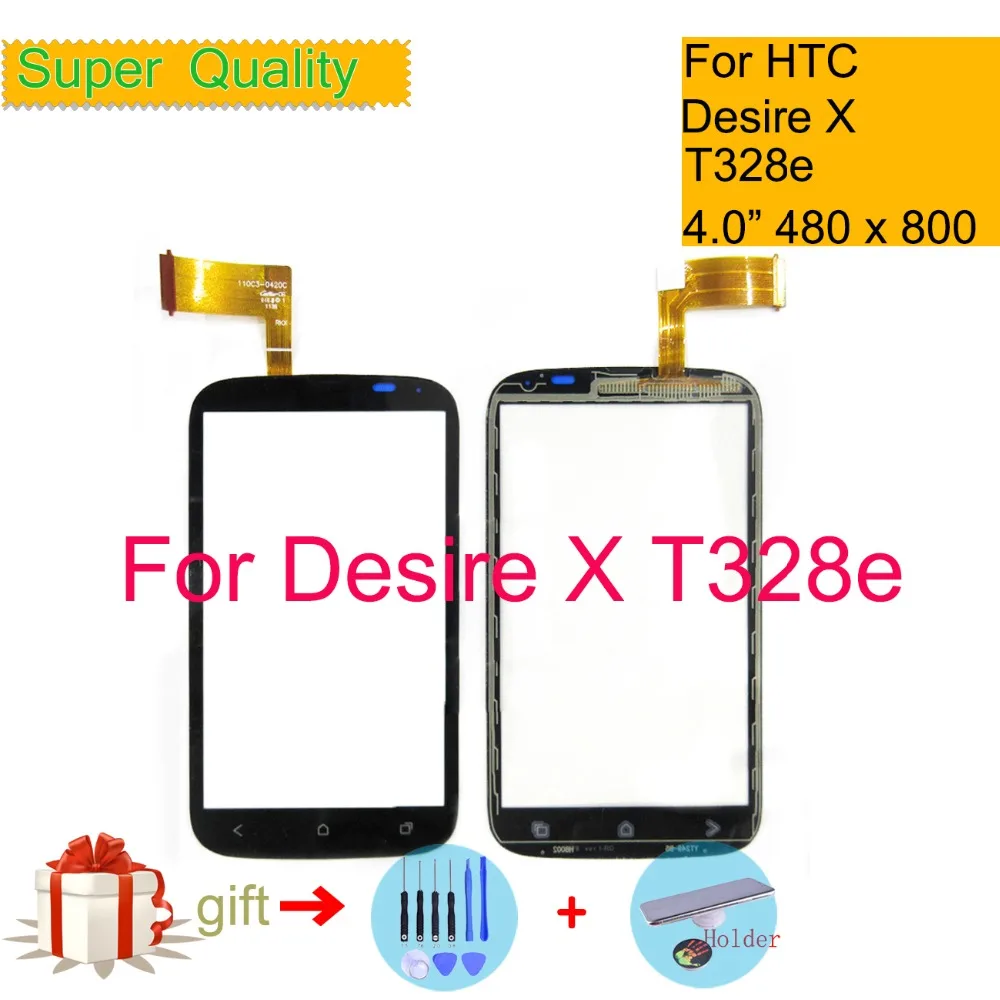 Сенсорный экран Экран 4 0 &quotдля htc Desire X T328e Сенсор планшета Стекло передняя