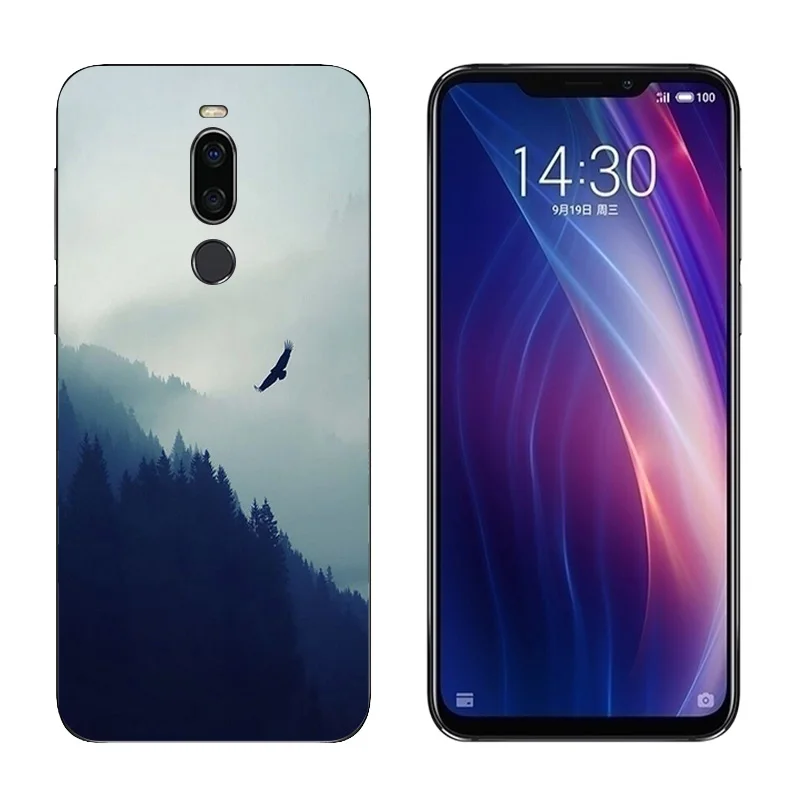 Coque for Meizu X8 Phone Case 6.2 inch X 8 Cover Transparent Silicone Soft BIG GUN Printing TPU Protection Shell |