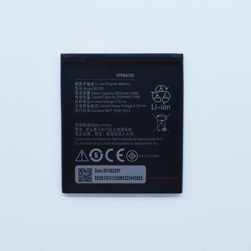 Hekiy 2019 новейший оригинальный BL253 Аккумулятор для Lenovo A2010 Bateria/A 2010/BL 253/3 8 V 2000mAh