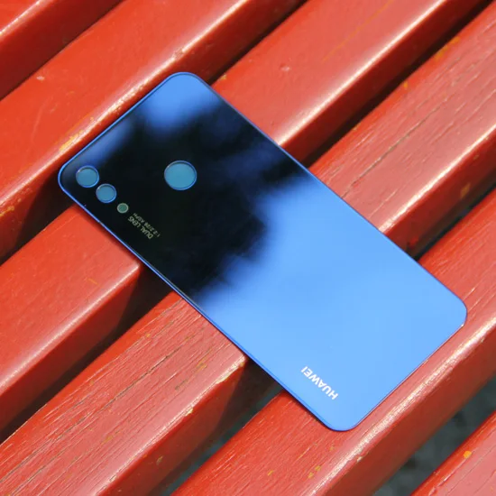 Blue Чехол для задней батареи huawei для huawei NOVA 3i, чехол для задней панели со стеклом - Цвет: Blue