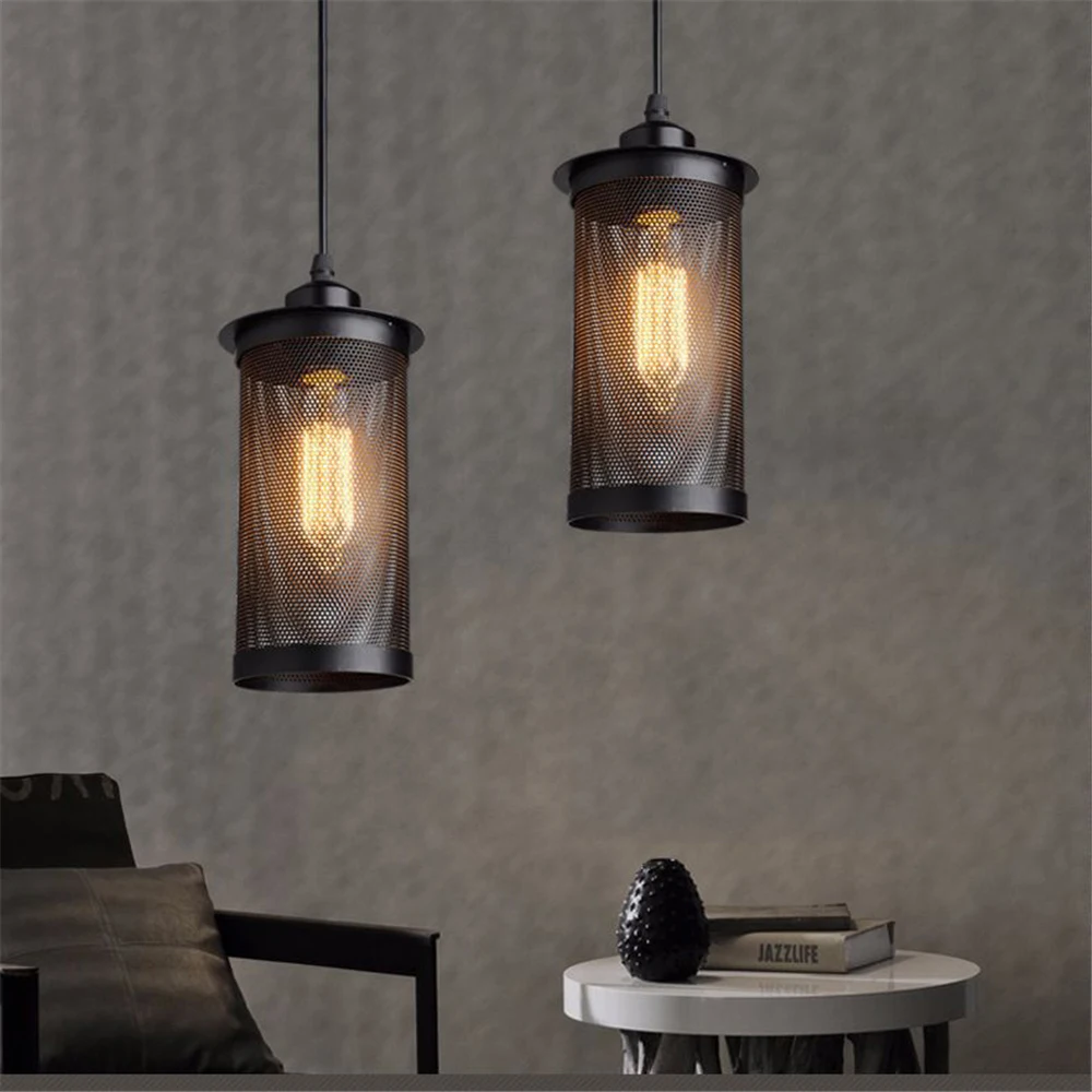 LED кухня столовая & бар подвесные светильники промышленный Стиль Искусство ремесло подвесной светильник