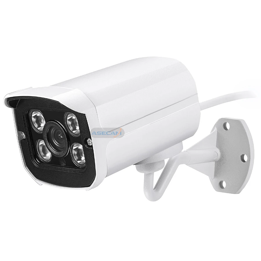Супер H.265 HD 1080 P IP Камера POE IMX323 открытый сети Bullet видеонаблюдения P2P Onvif Ночное видение 4 Массив наблюдения