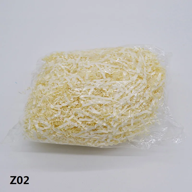 Z02 50 г морщинистая бумажная рафия конфетти DIY Подарочная коробка наполнитель материал измельченный День рождения Свадебная вечеринка украшения поставки - Цвет: Z02