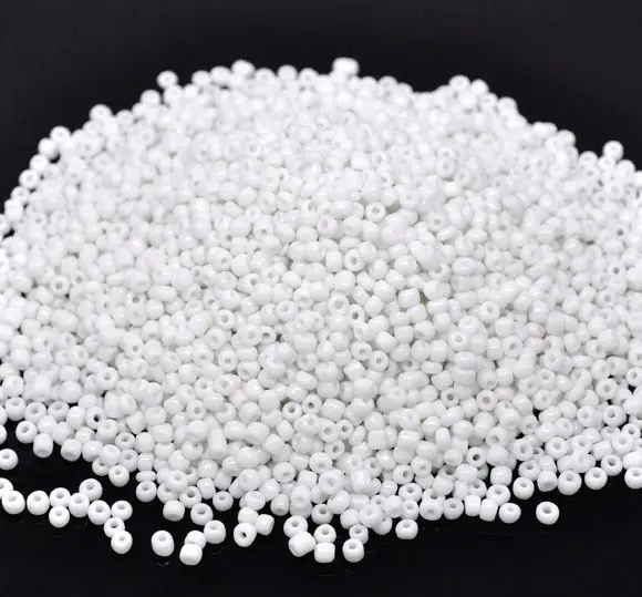 

DoreenBeads Retail 6/0 White Glass Seed Beads Jewelry Making,sold per pack of 450 gram