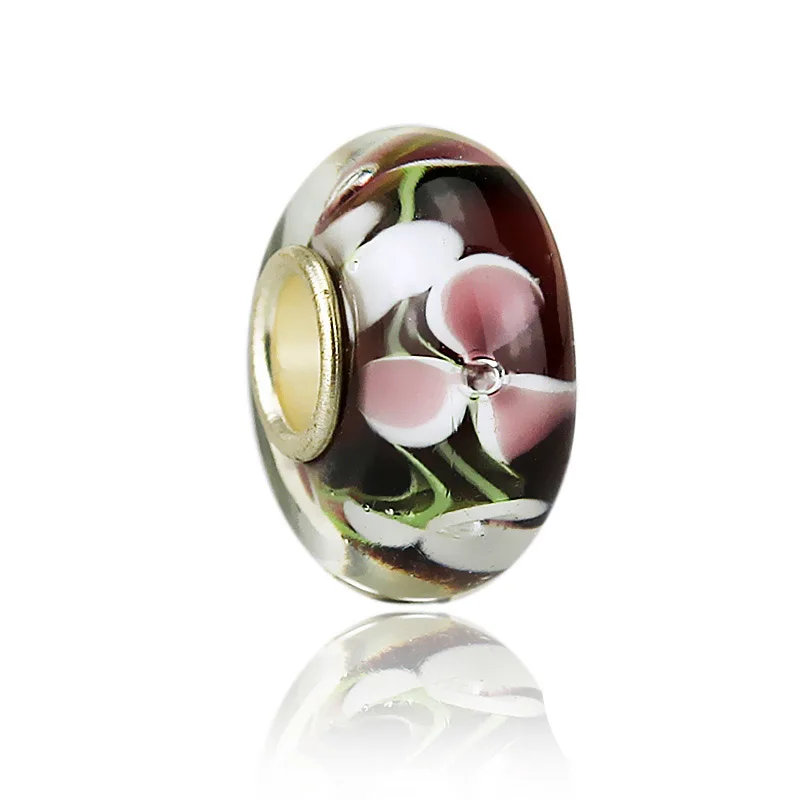 14 мм Фиолетовый лампворк муранские бусины стеклянные для изготовления ювелирных