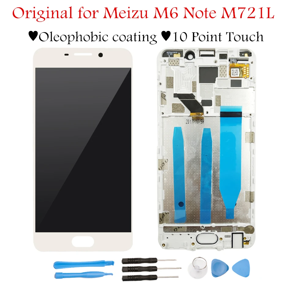 Для Meizu M6 Note ЖК-дисплей сенсорный экран с рамкой в сборе ЖК-дисплей для Meizu M6 Note Meilan Note6 запасные части