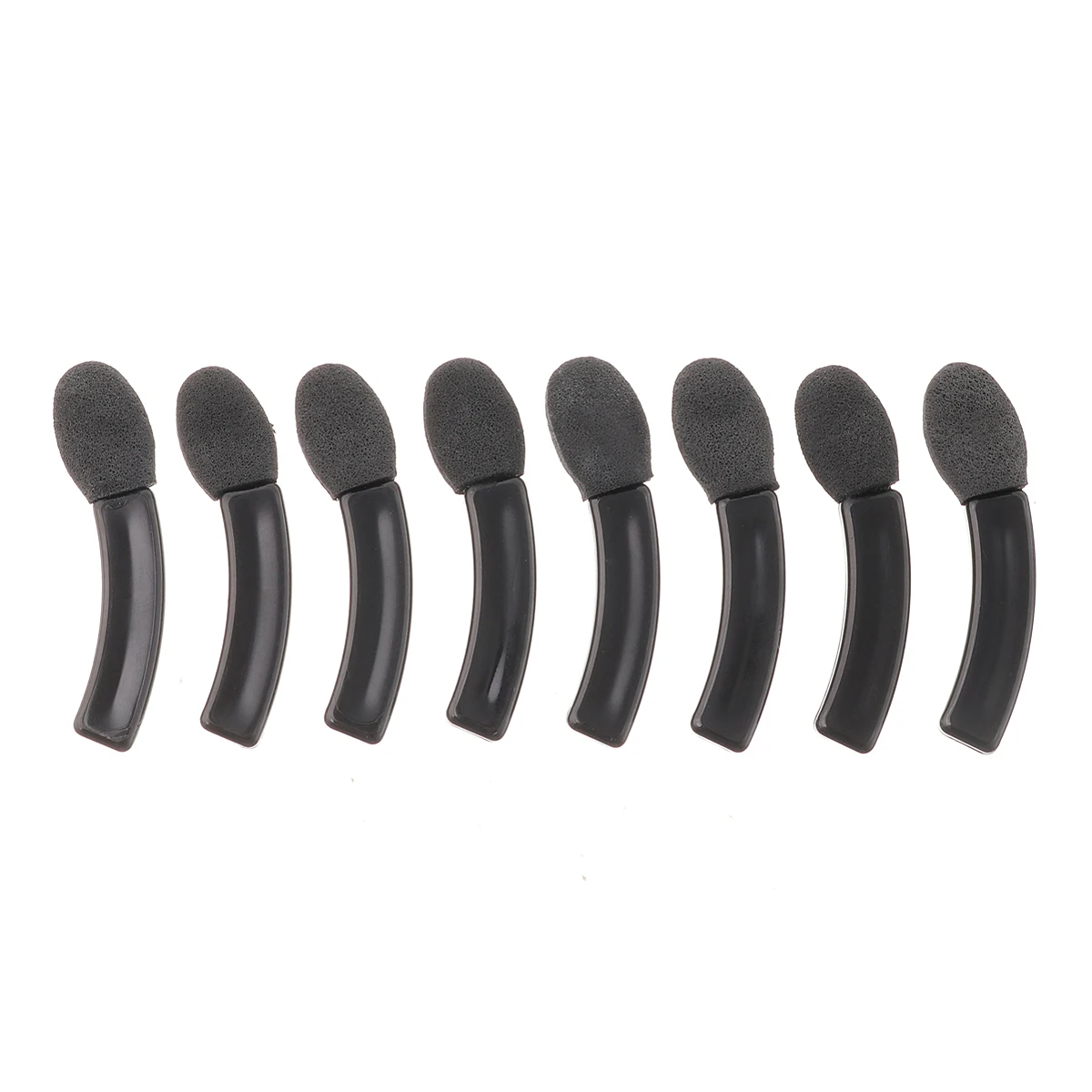 10 шт./компл. одноразовые изгиб Губка кисть для теней Stick глаз бровей Помада губ