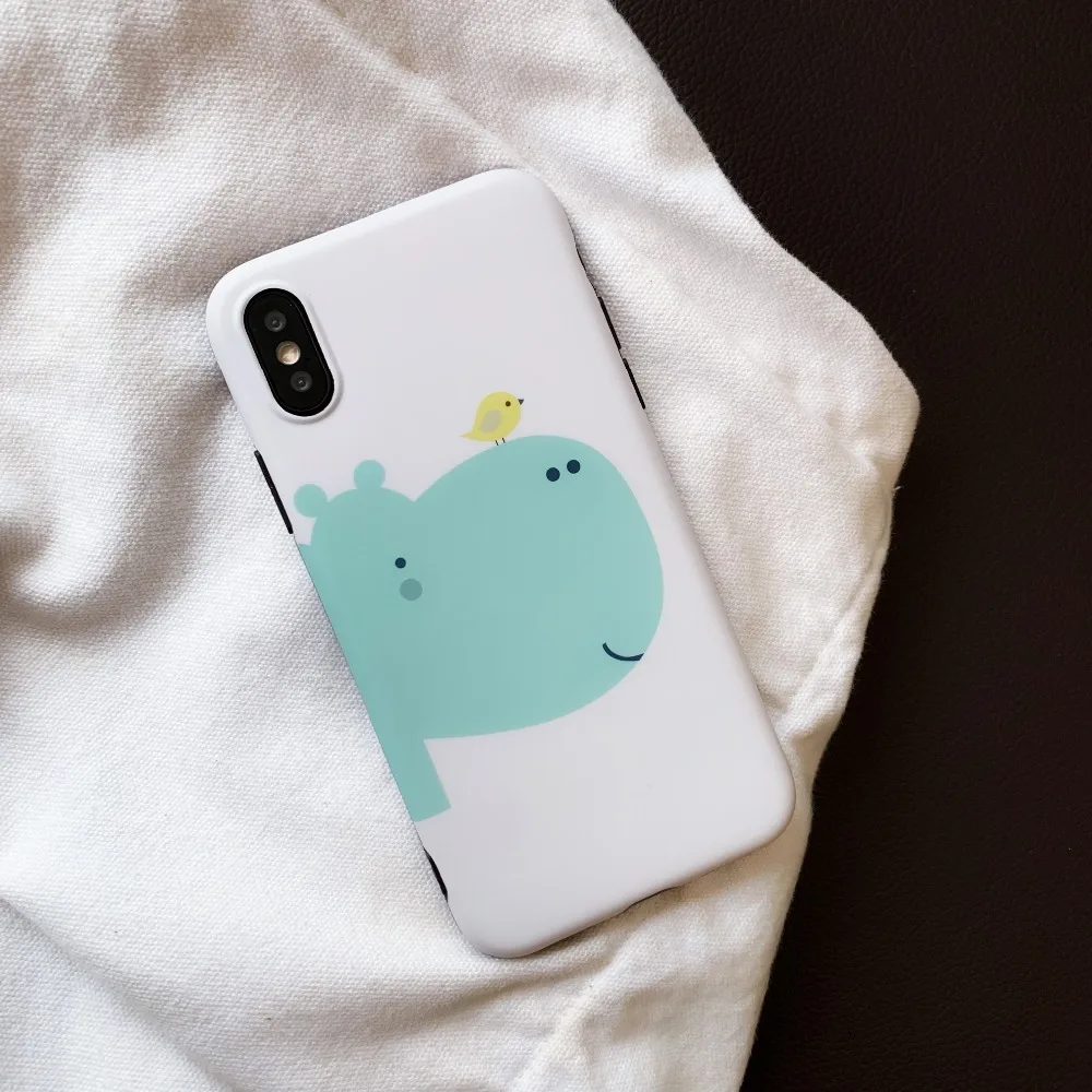 ORYKSZ милые панели телефона с рисунком для iphone XS Max чехол X XR 8 7 6 S плюс крышка моды