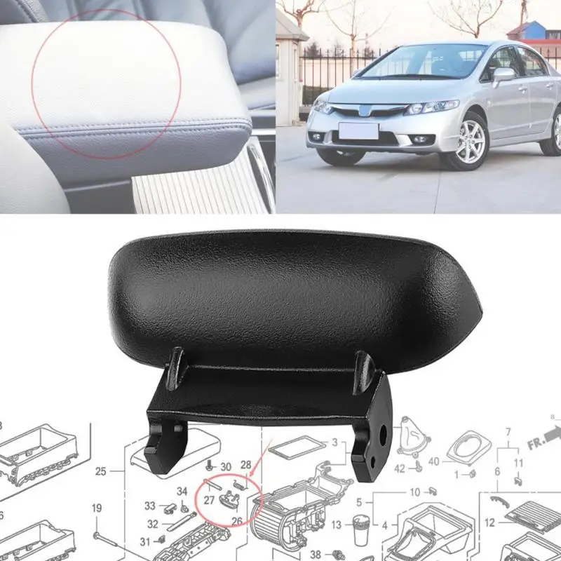 Подлокотник центральной консоли крышка замок защелка для 07-13 Honda Civic