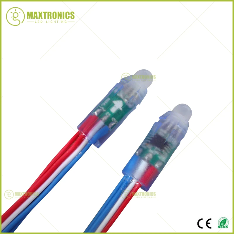50 шт./Лот 12 мм WS2811 2811 IC RGB светодиодный модуль Водонепроницаемая DC12V цифровая